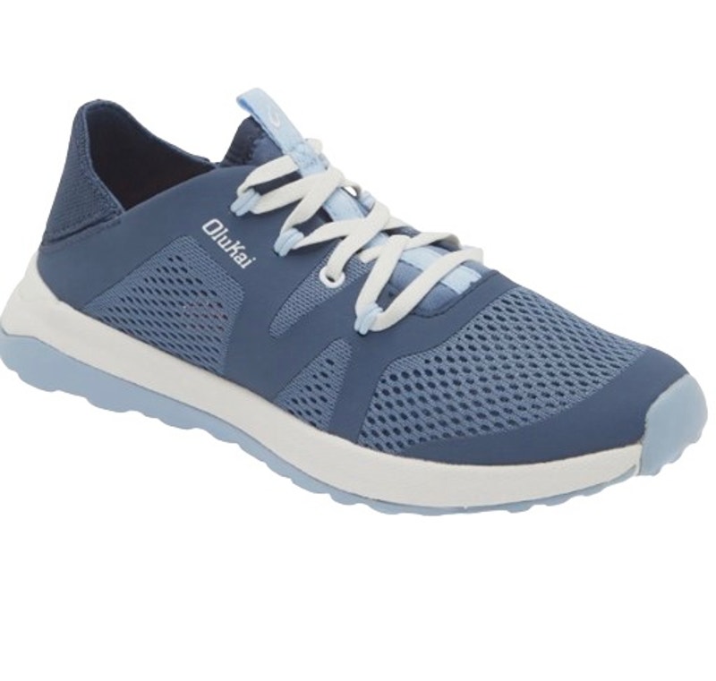 Olukai Hula Women’s Blue Fog Mesh Sneakers Walking Shoes Size 10